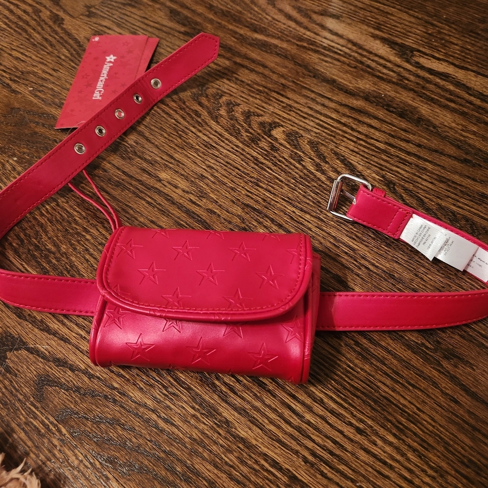 American girl belted wallet